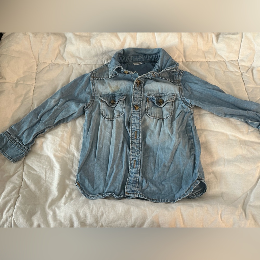 Classic Kids Blue Denim Shirt